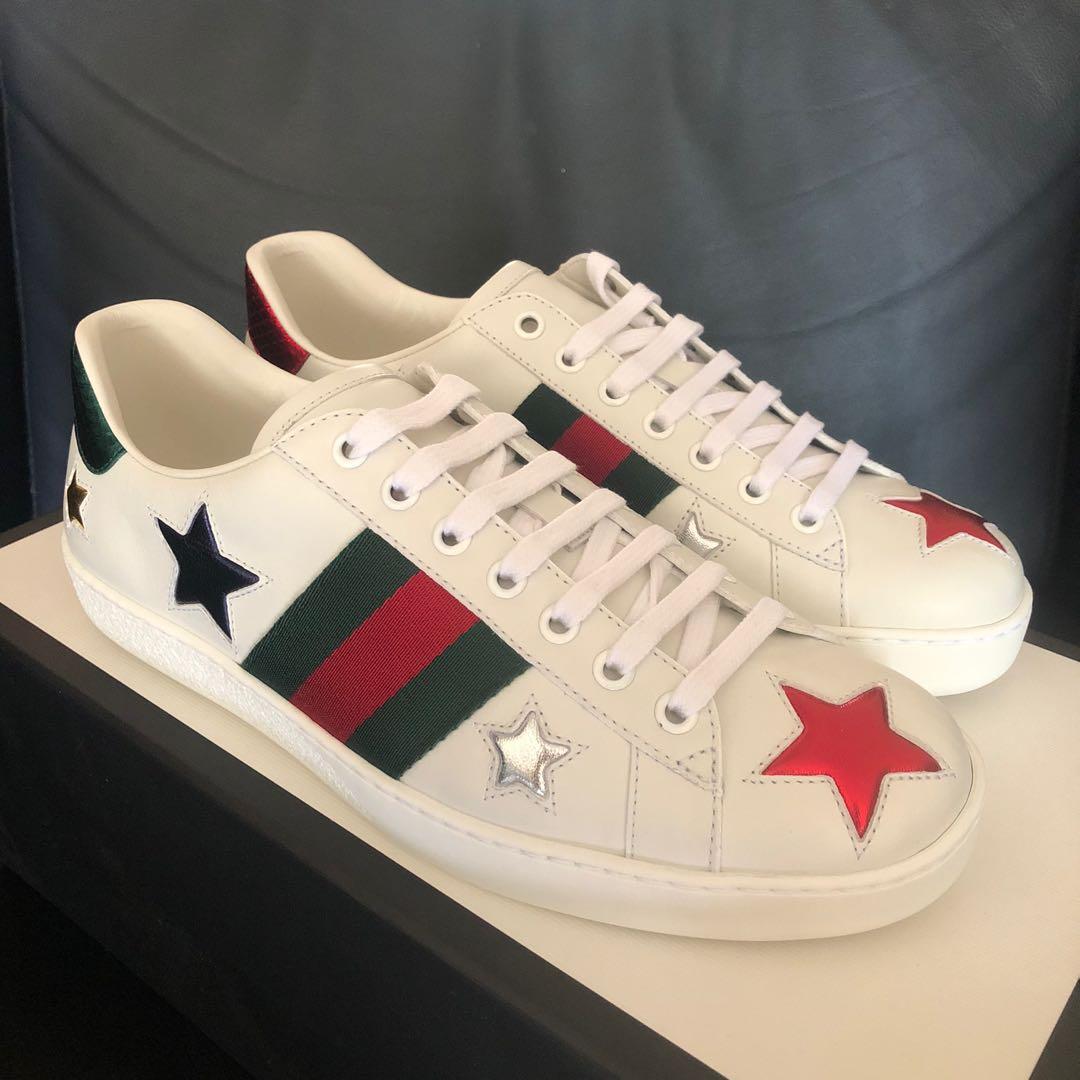 Gucci shoes with stars on them clearance