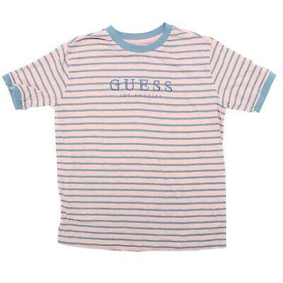 Guess blue and 2025 pink striped shirt