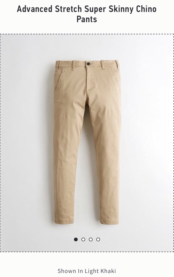 Hollister advanced stretch super skinny chinos 2025