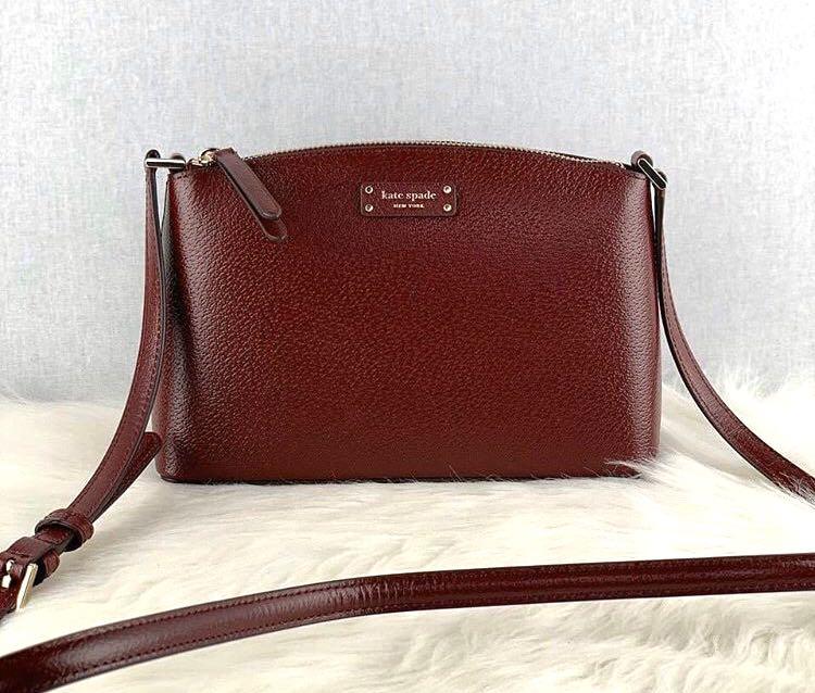 Original Kate Spade Sling Bag (Maroon), Luxury, Bags & Wallets on