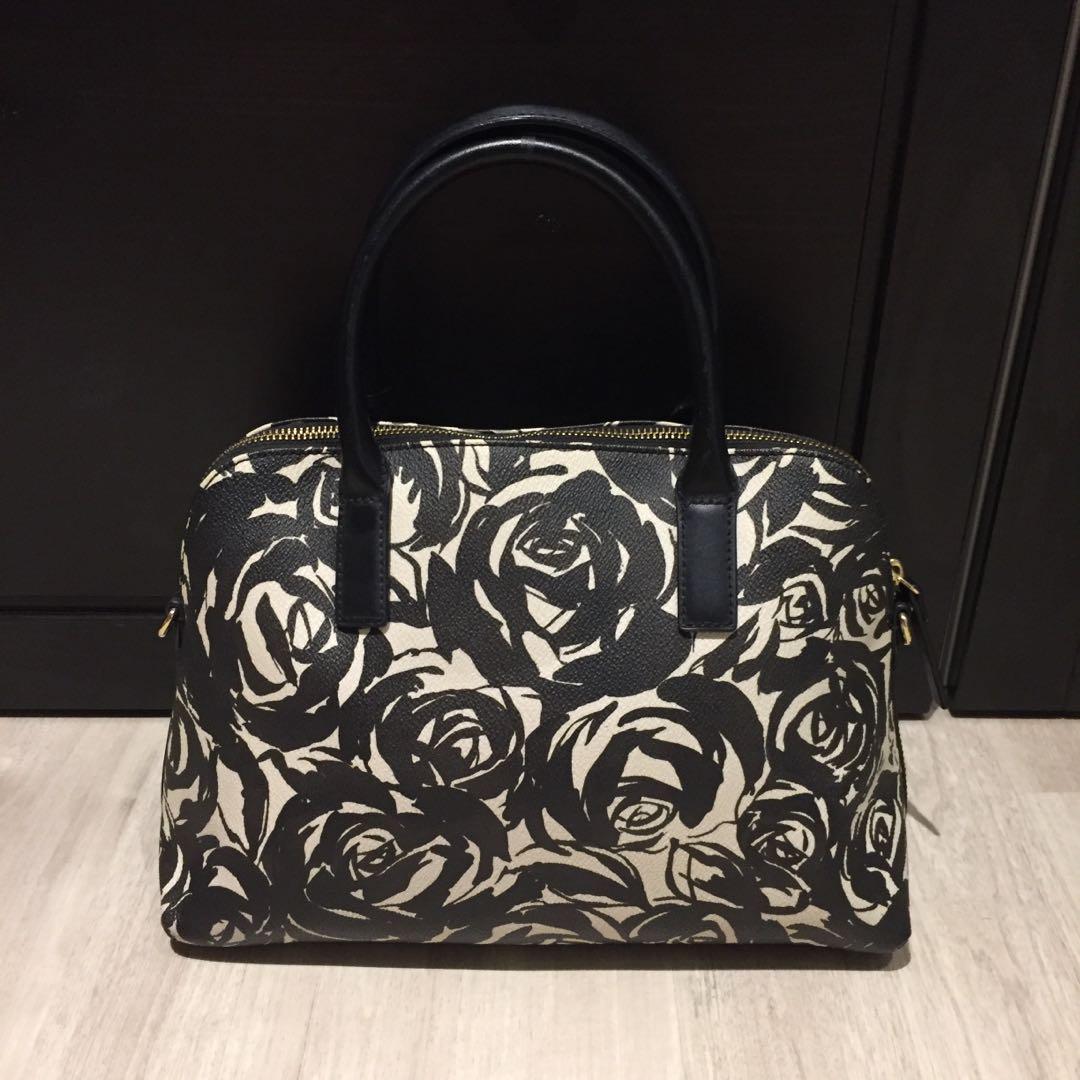 Kate Spade small rachelle brightwater drive rose floral crossbody