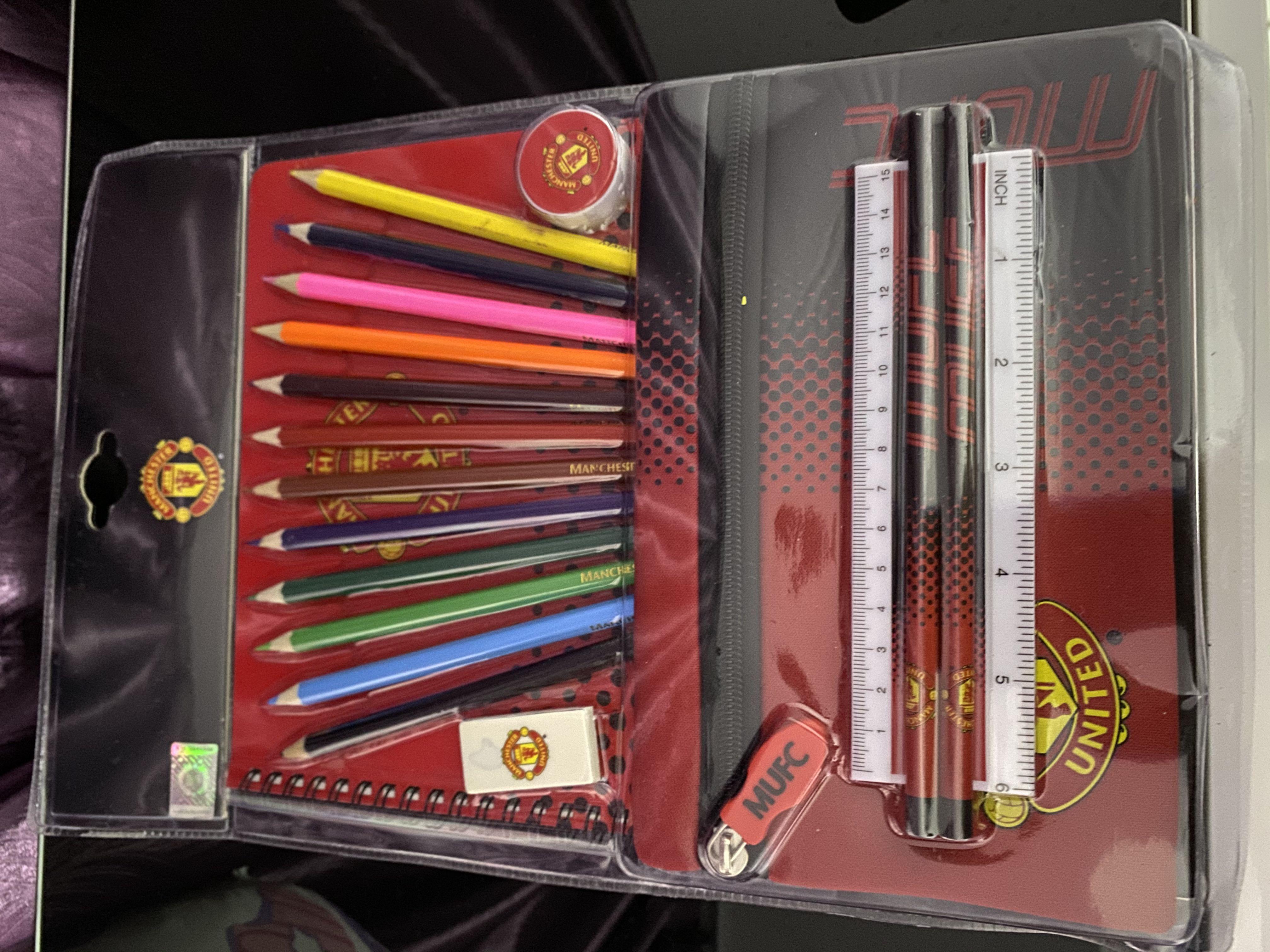 Manchester United Stationery Trafford Stadiumgift Shop Design Craft Craft Supplies Tools On Carousell