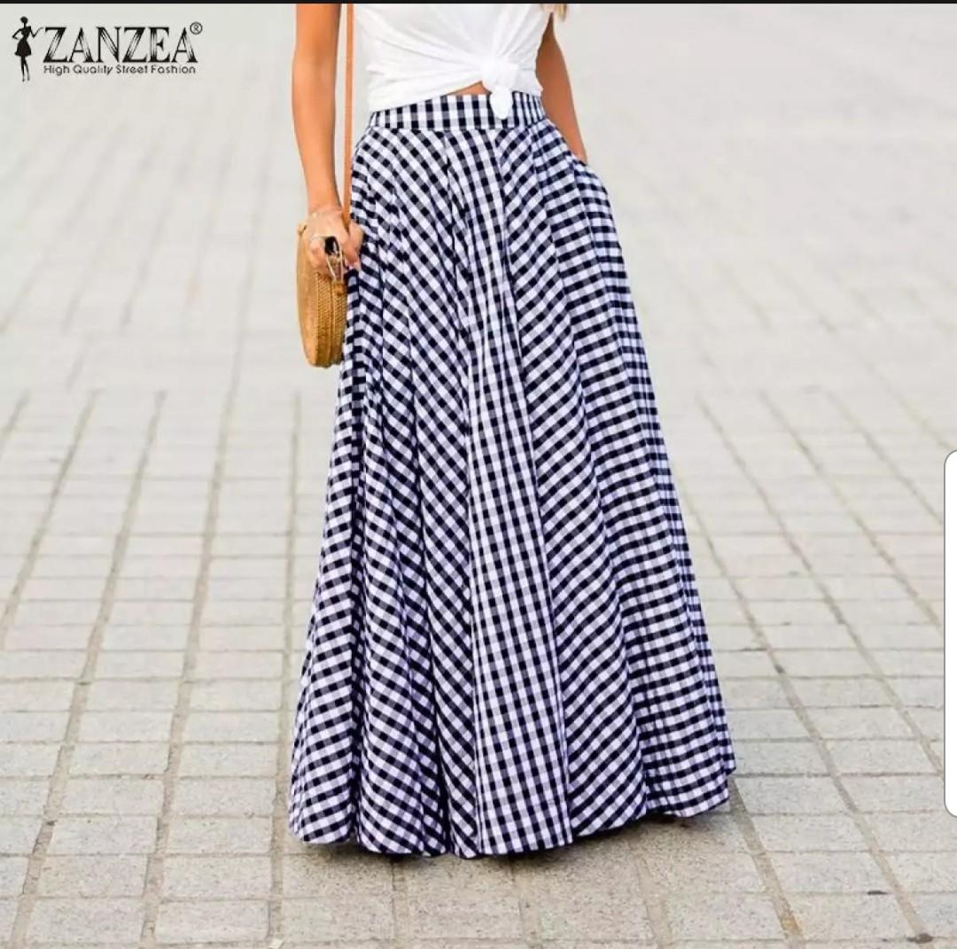 high waist maxi
