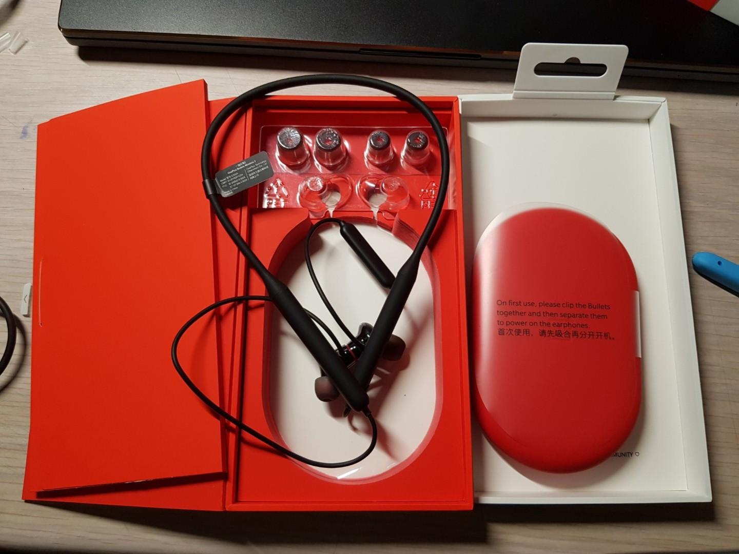 Mint Condition OnePlus Bullets Wireless 2 Bluetooth Earphones Audio Earphones on Carousell