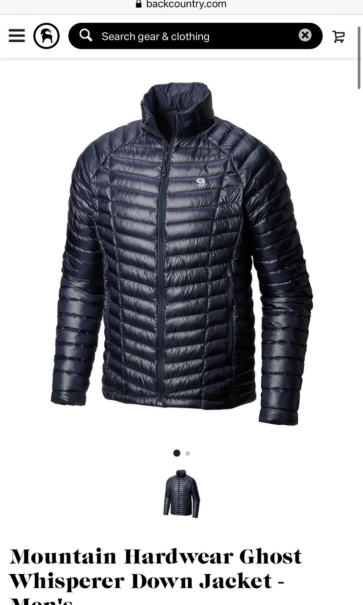 Mountain hardwear ghost whisperer sizing shop