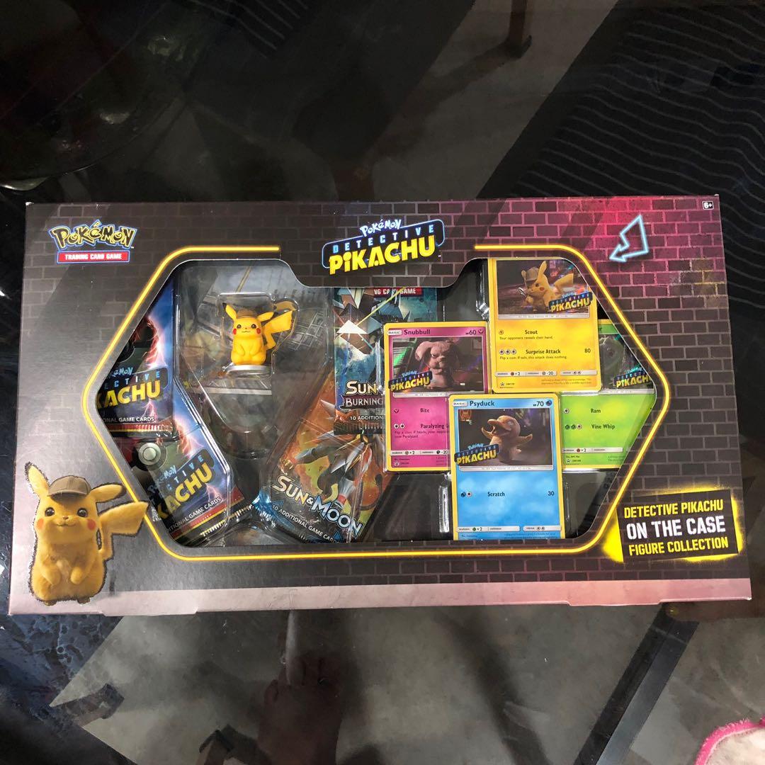 Pokemon tcg detective pikachu on new arrivals the case figure collection