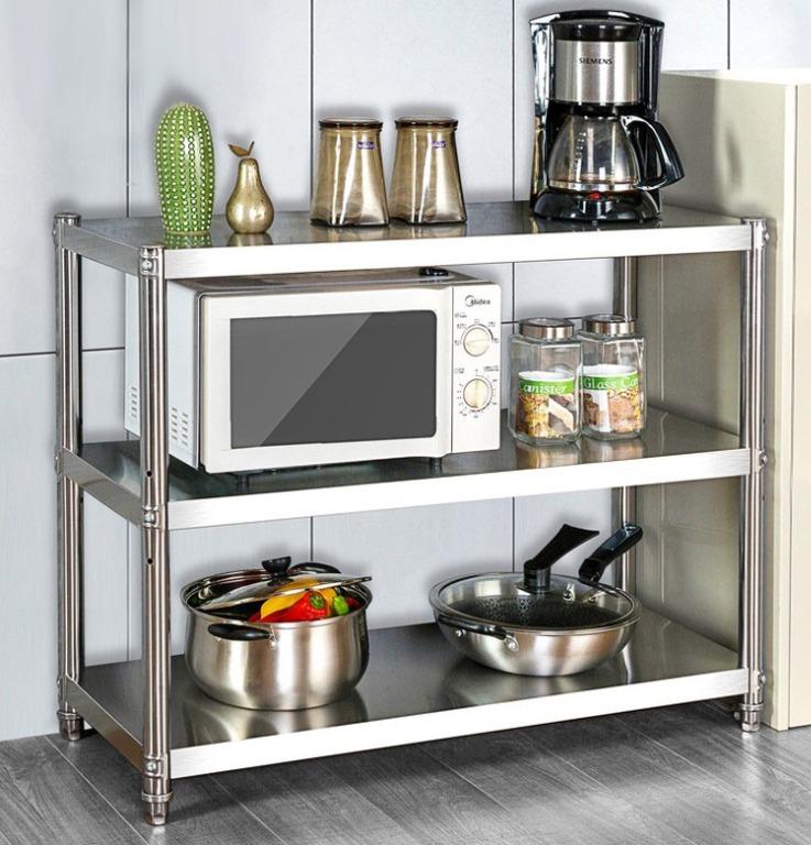 Stainless Steel Rack Kitchen Shelf Kitchen Tables Sink Basin