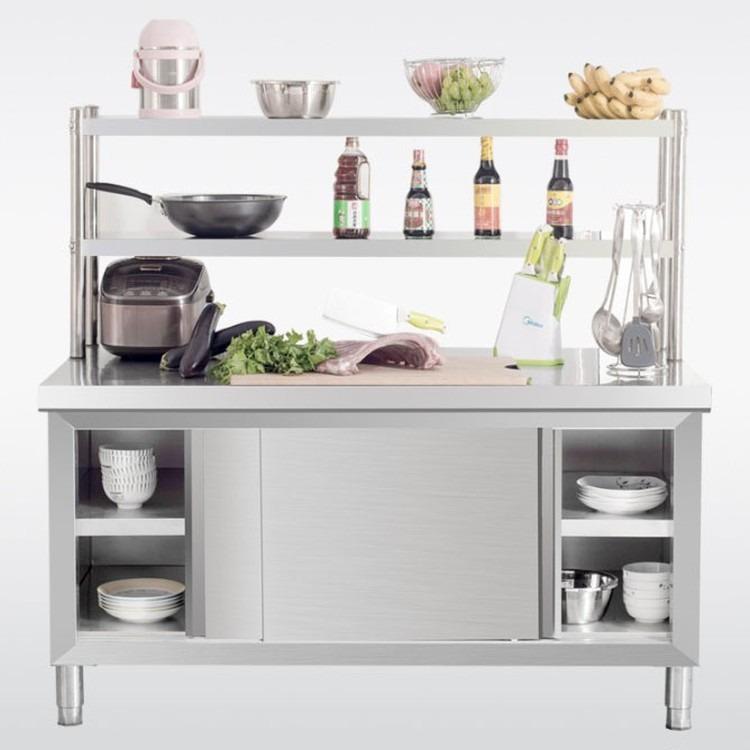 Stainless Steel Rack Kitchen Shelf Sink Basin SS Table, Furniture ...