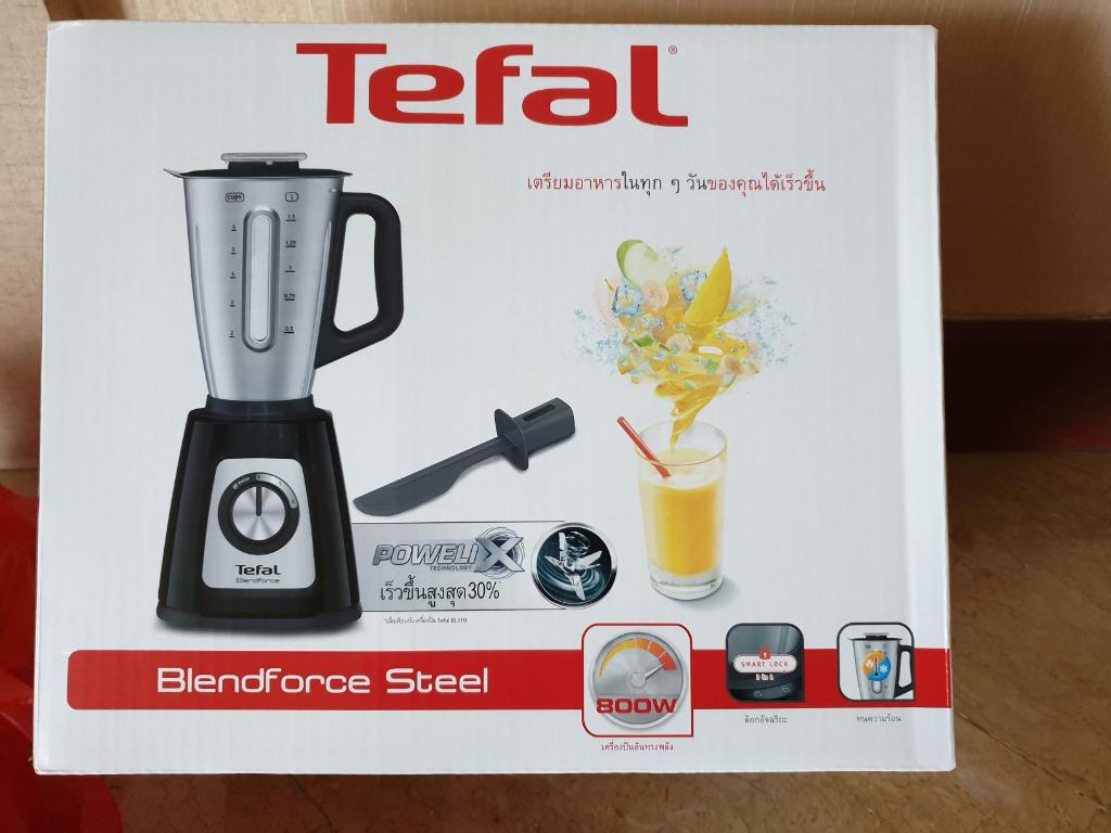 Tefal Blender Blendforce steel 800Watt Model 4458, TV & Home Appliances