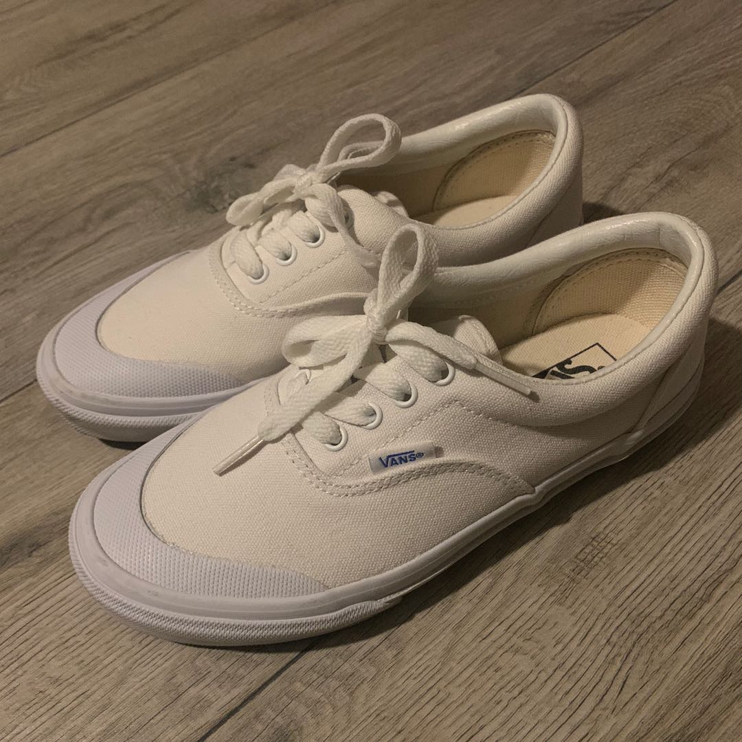 日本Vans Era Half Moon 白布鞋, 女裝, 女 