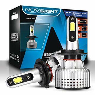 Novsight (50w/6500k/10k LM) super bright for myvi/alza/city car light headlamp