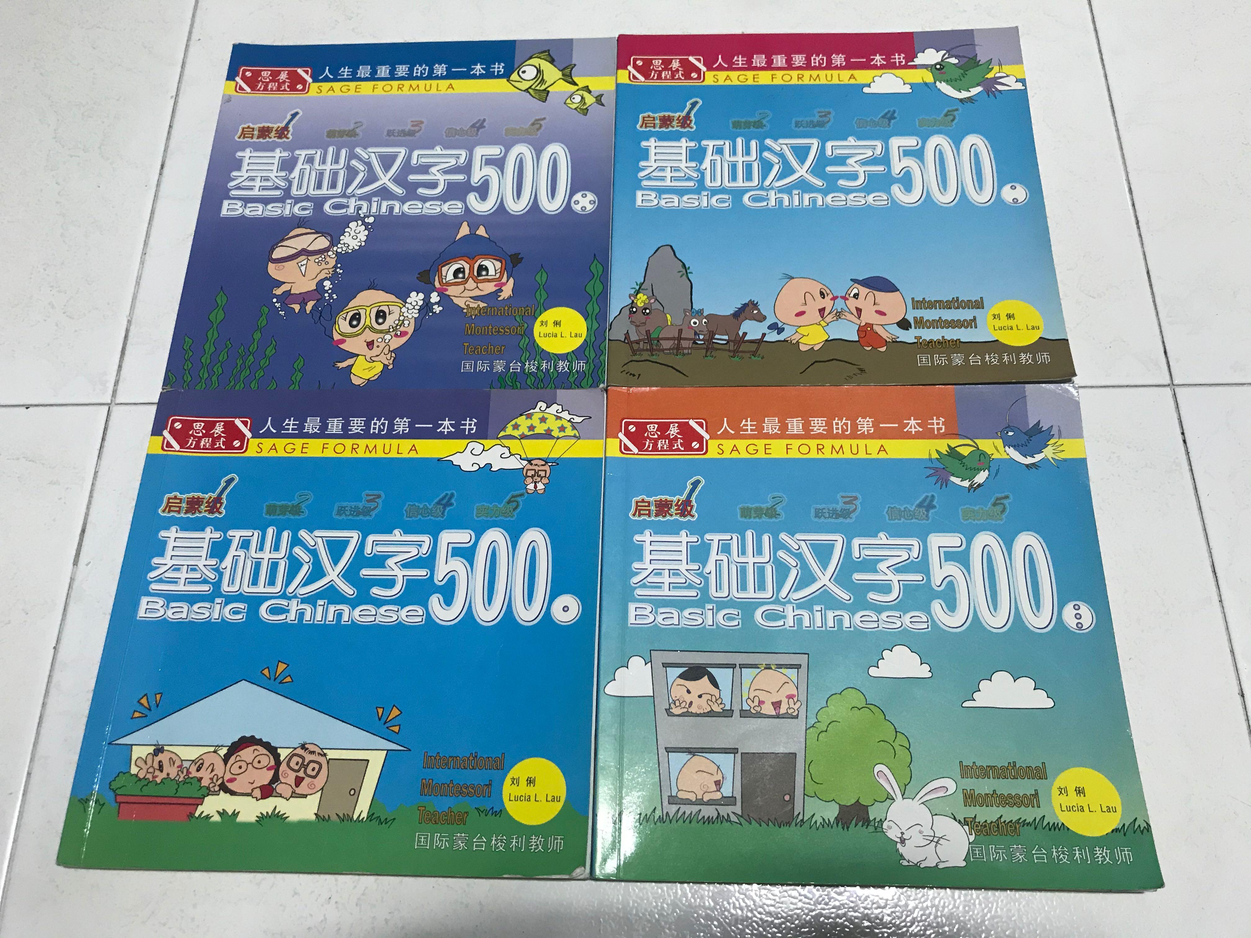 基础汉字500 启蒙级 Basic Chinese 500 Hobbies Toys Books Magazines Assessment Books On Carousell