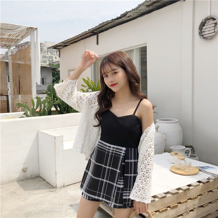 Korean jumpsuit skirt cheap