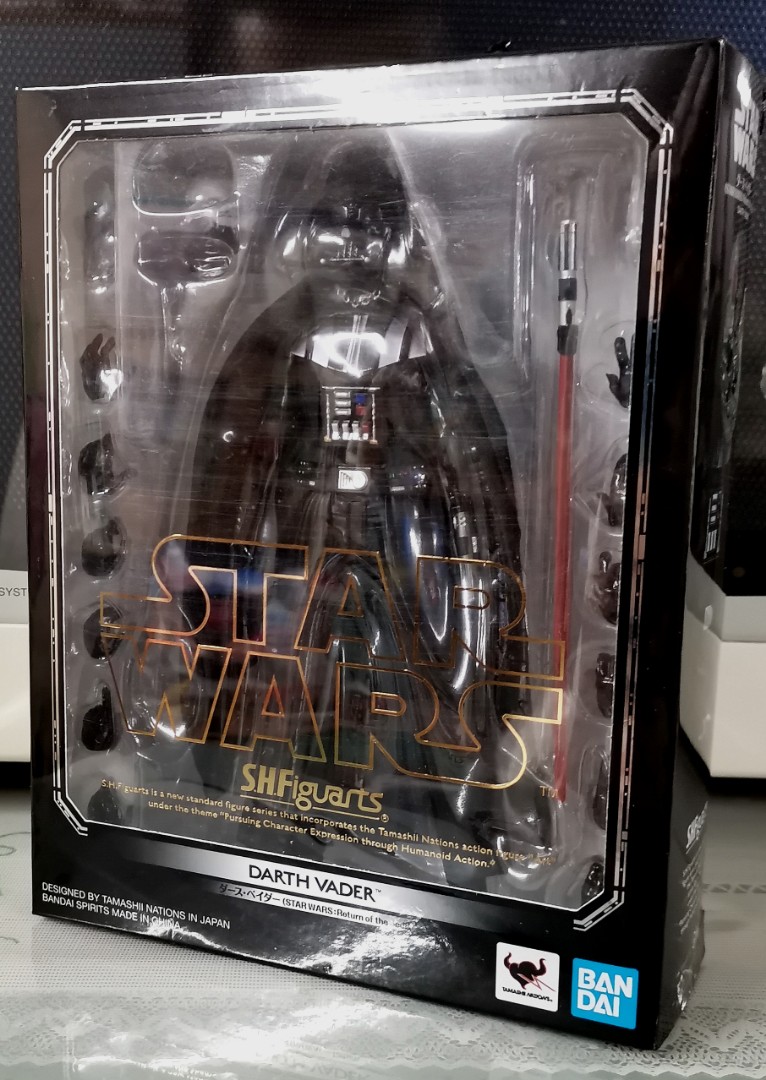 已開封shf star wars darth vader 黑武士3.0 return of the jedi, 興趣