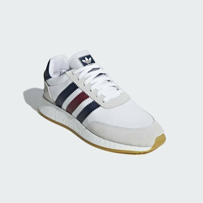 adidas I-5923 ftwr white/collegiate burgundy/collegiate navy (BD7813),  Women's Fashion, Shoes, Sneakers on Carousell