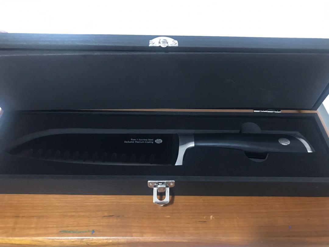 AMC Knife Titanium coated stainless steel , Hobbies & Toys, Stationery