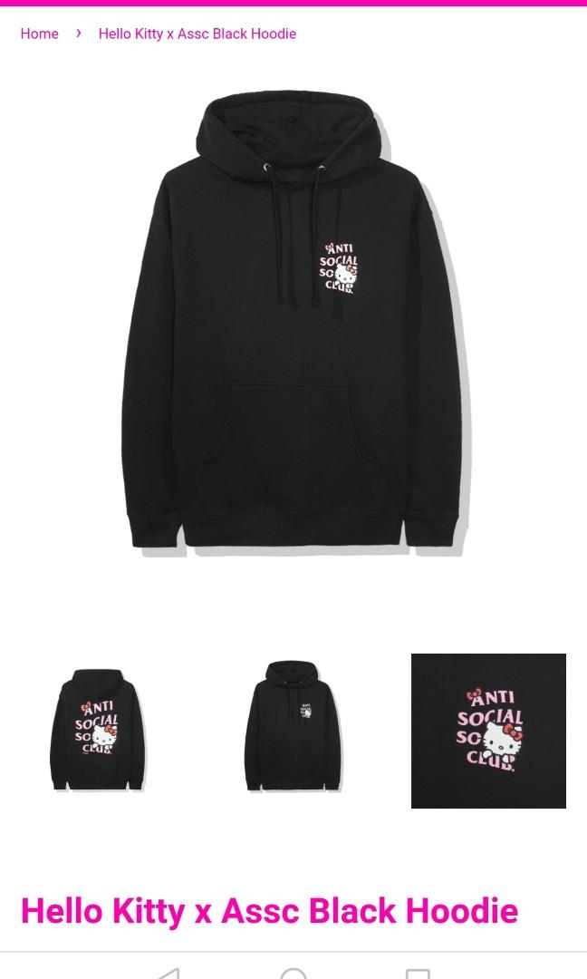 Hello kitty anti new arrivals social social club hoodie