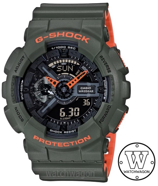 G shock green and orange discount