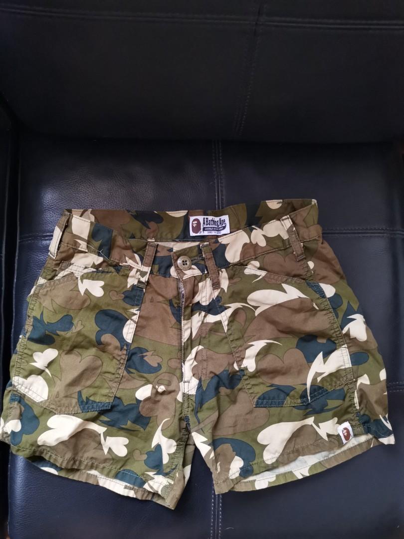 Bape Womens XS Camo Shorts Women s Fashion Bottoms Shorts on Carousell