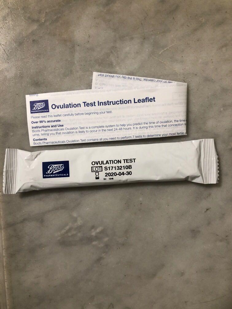 Boots Ovulation Test, Health & Nutrition, Health Supplements, Health