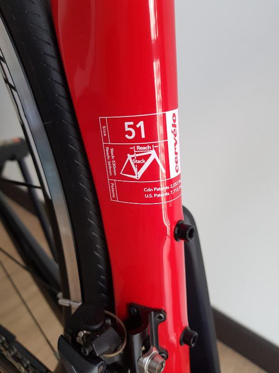 Size chart hotsell cervelo s3