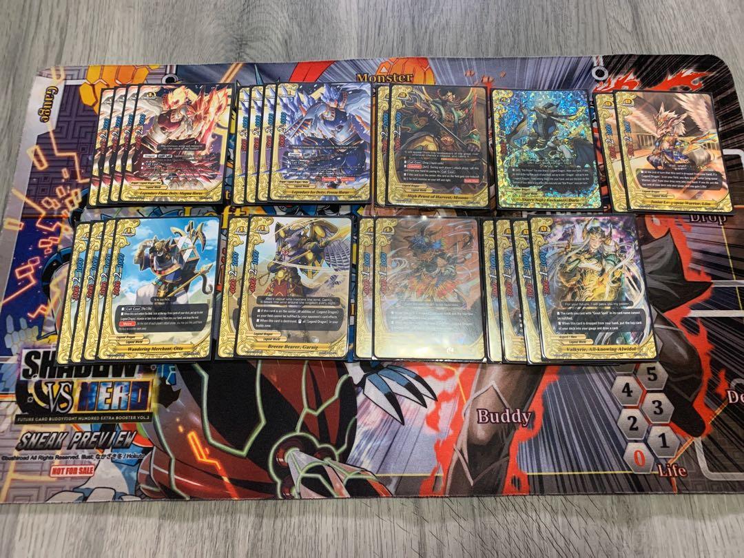 Buddyfight Legend Dragon Budget deck, Hobbies & Toys, Toys & Games on Carousell