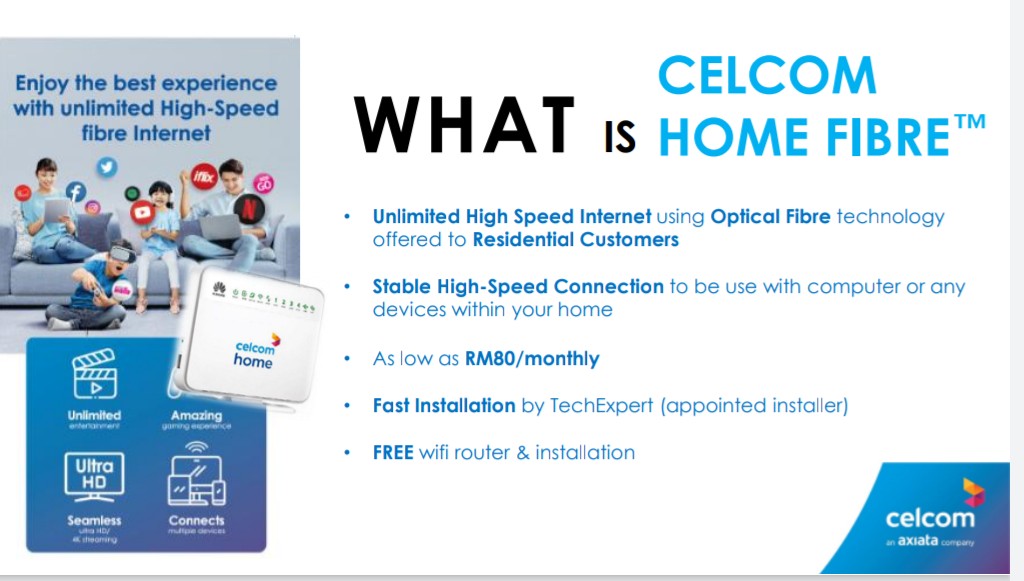 Celcom Home Fiber Mobile Phones Tablets Others On Carousell