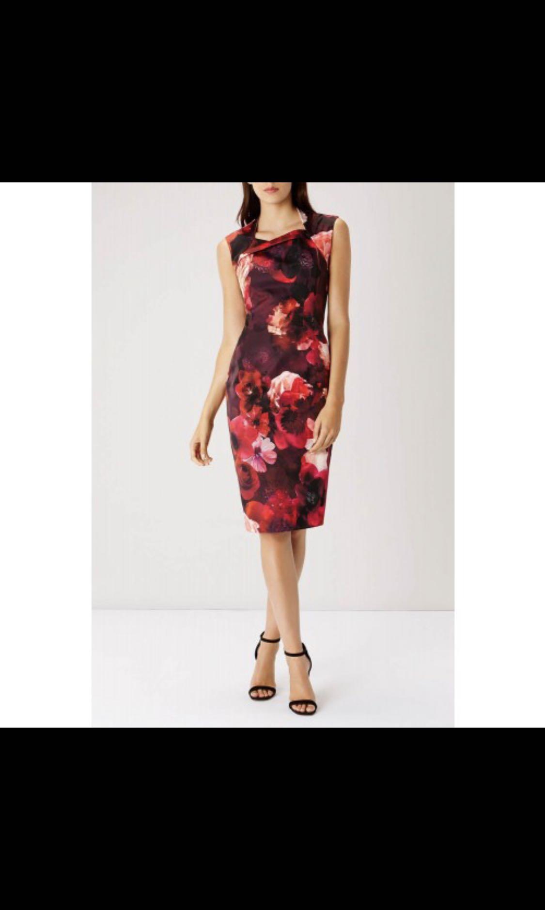Coast red and black dress best sale