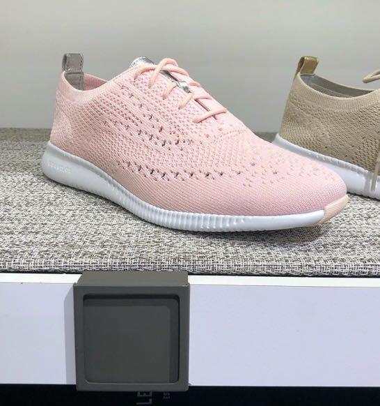 Cole Haan Womens ZeroGrand Wingtip Oxford Pink LIMITED TIME SALE Size 5 10 ETA Jan from USA Women s Fashion Footwear Sneakers on Carousell