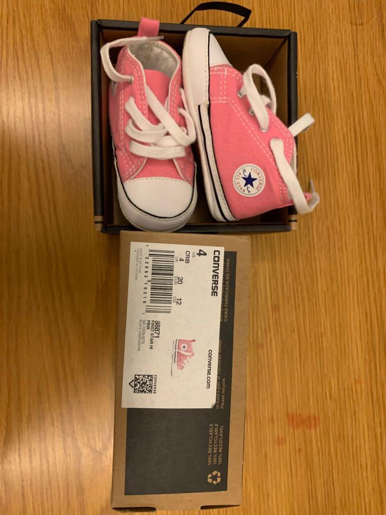 Converse size 4 baby girl shoes, Babies 