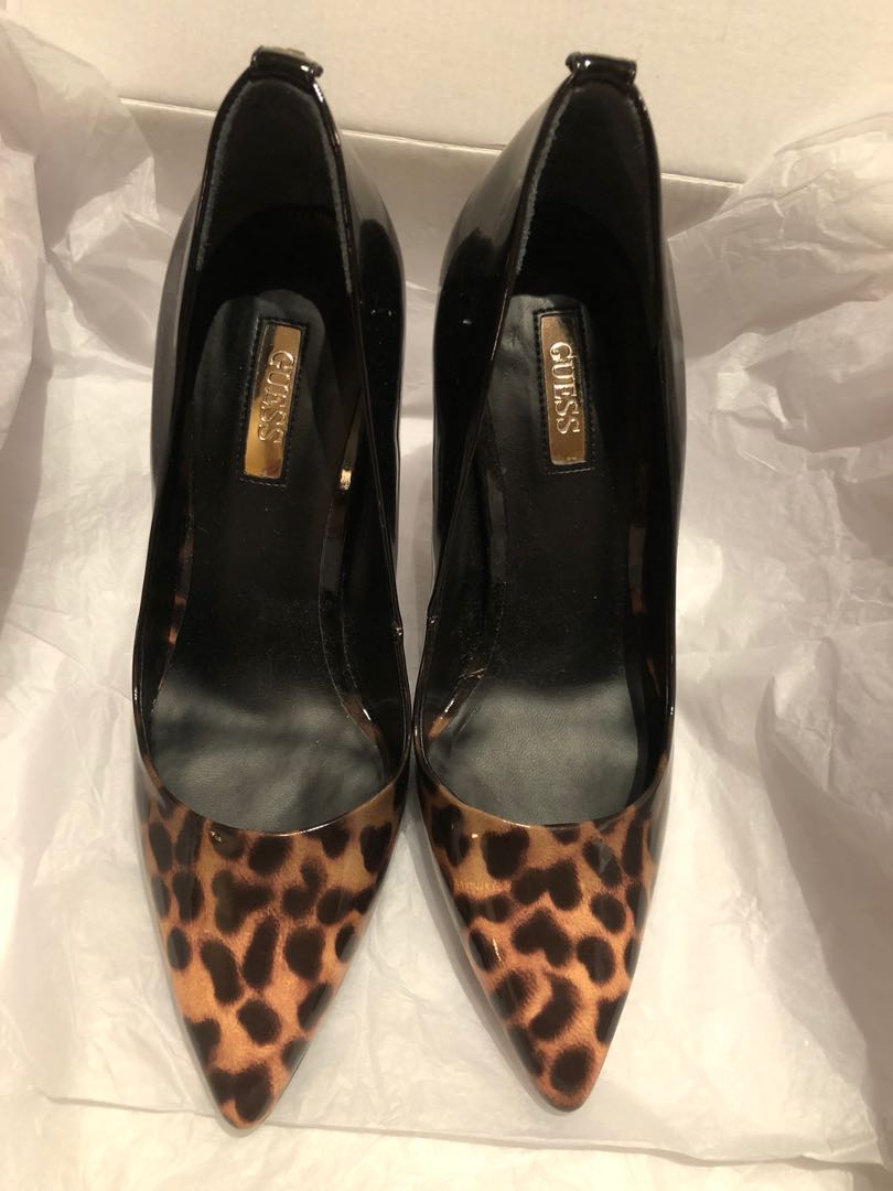 guess leopard print shoes