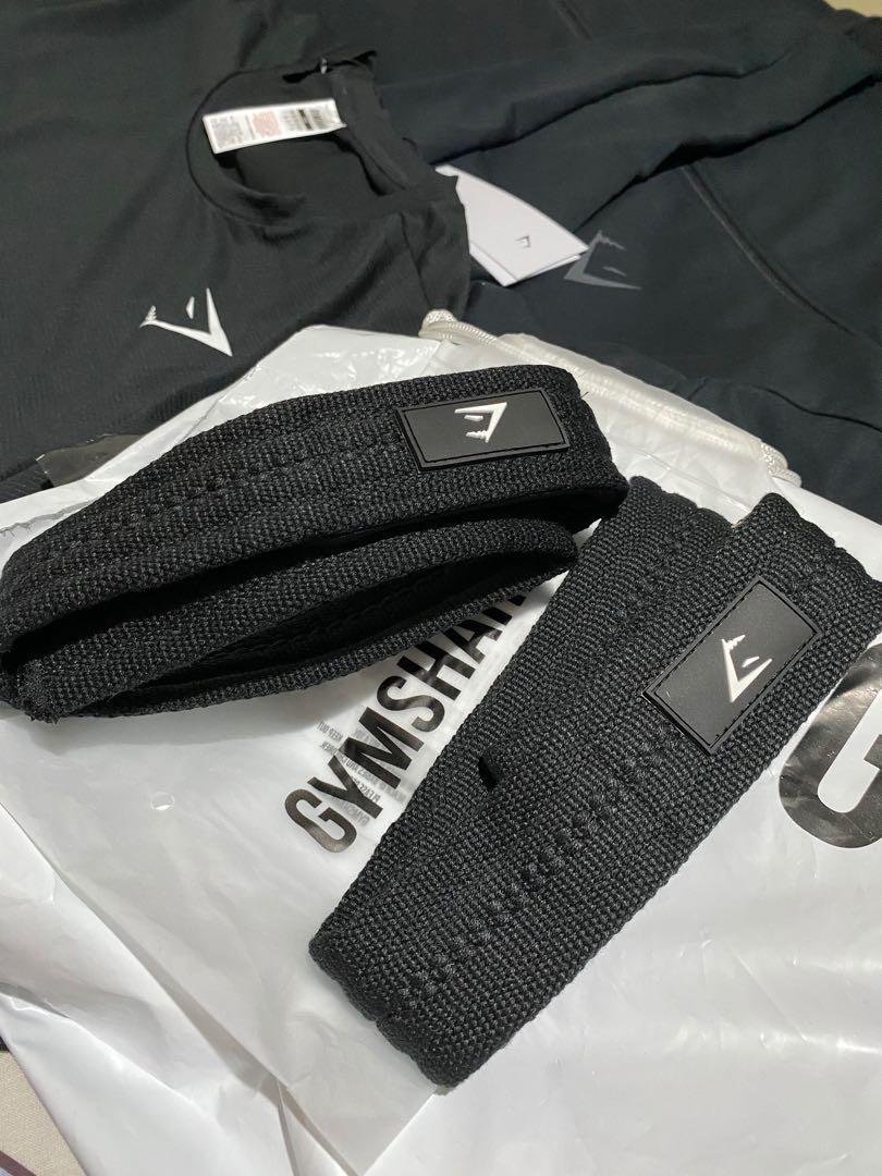 Gymshark Padded Lifting Strap, Sports Equipment, Exercise & Fitness, Toning  & Stretching Accessories on Carousell