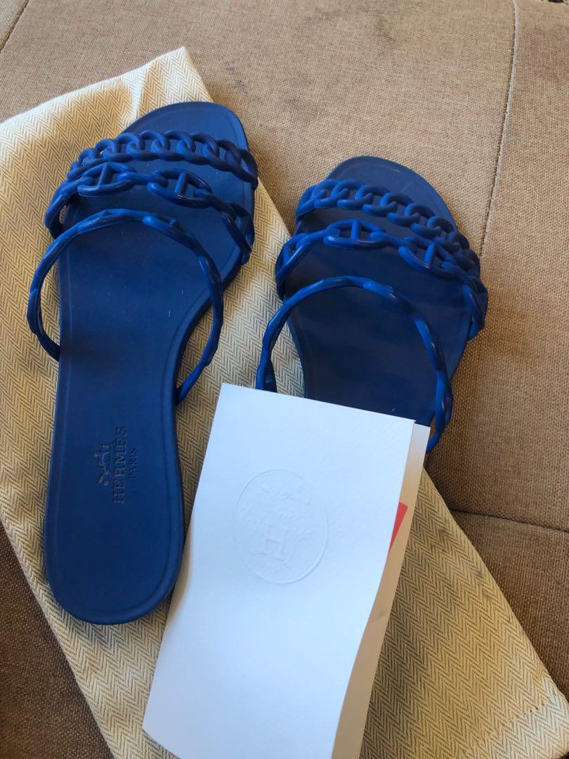 Hermes deals jelly shoes