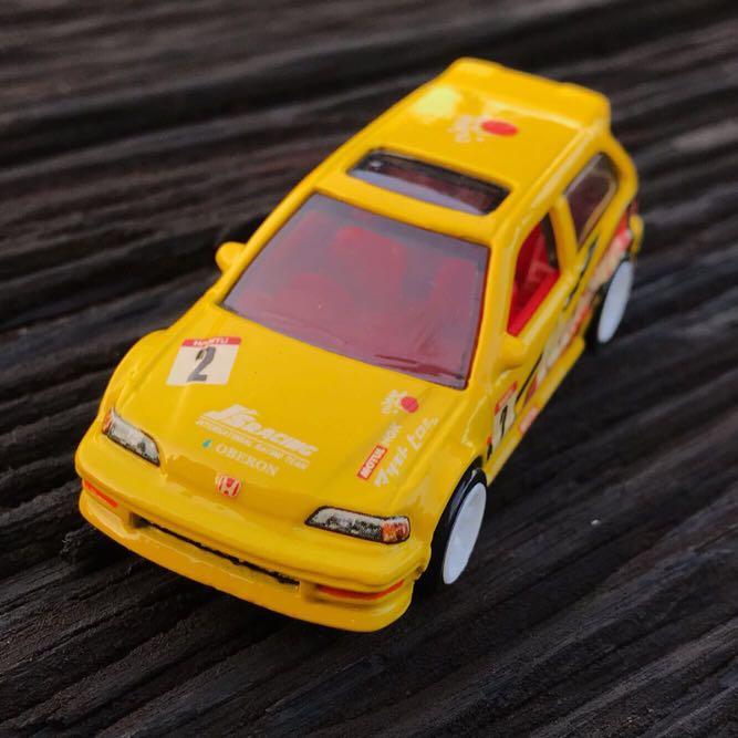 Hotwheels Honda Civic EF custom, Hobbies & Toys, Toys & Games on Carousell