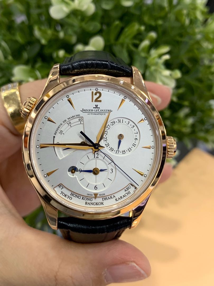 jaeger lecoultre master geographic gold