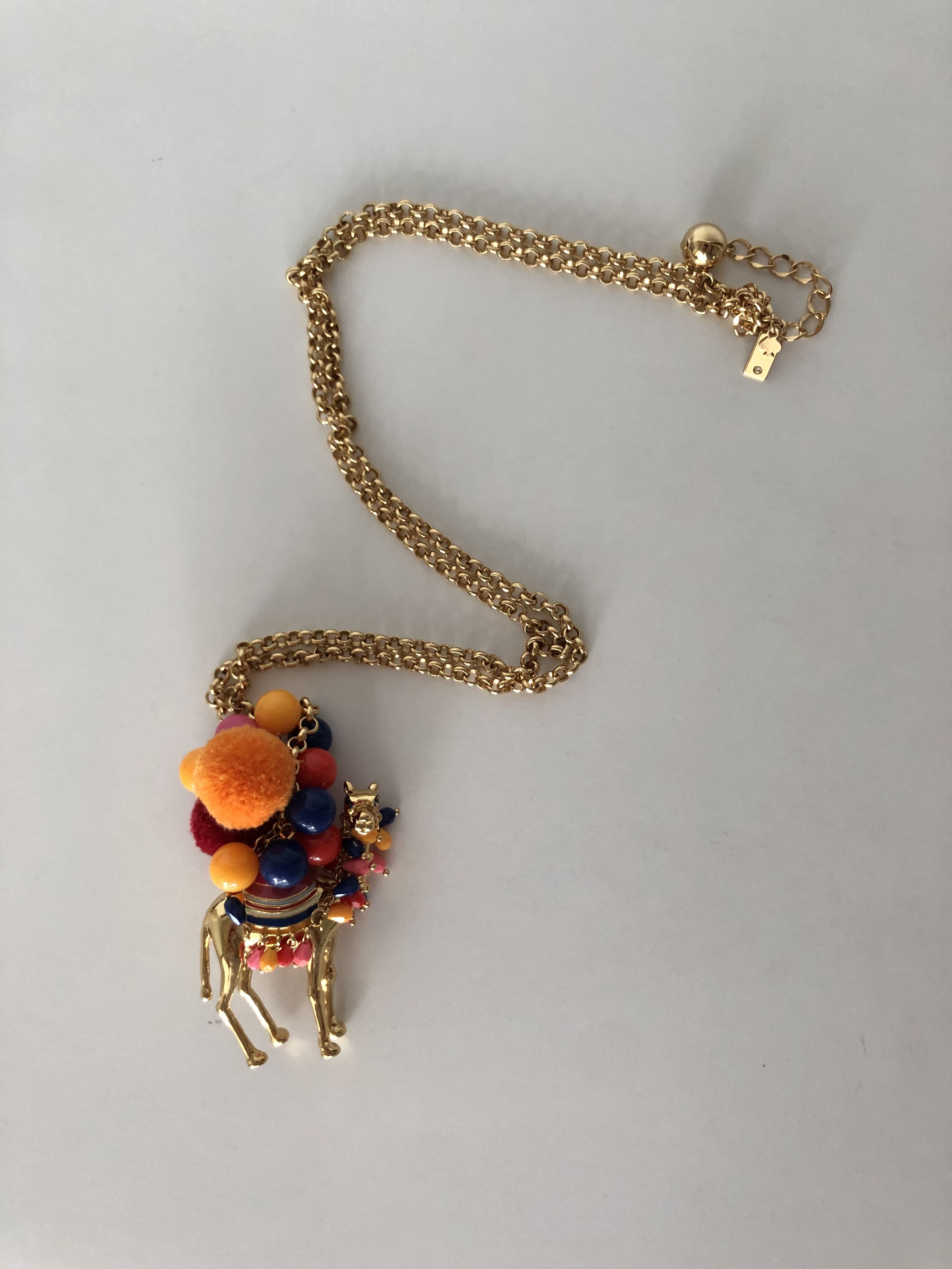 Kate Spade Camel Necklace, Luxury 