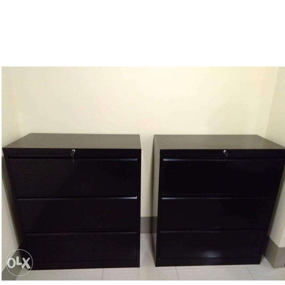 Lateral Filing Cabinet / Office Partition, Furniture & Home Living ...