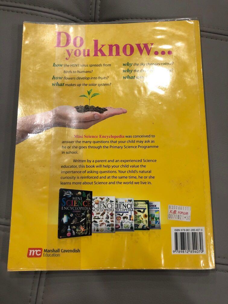 Mini Science Encyclopedia (Category: Assessment Books) located in Singapore. Submitted by tomato_sst (Listing ID 267615607, Image 2). Description: Brand new. Retail price $21.30.