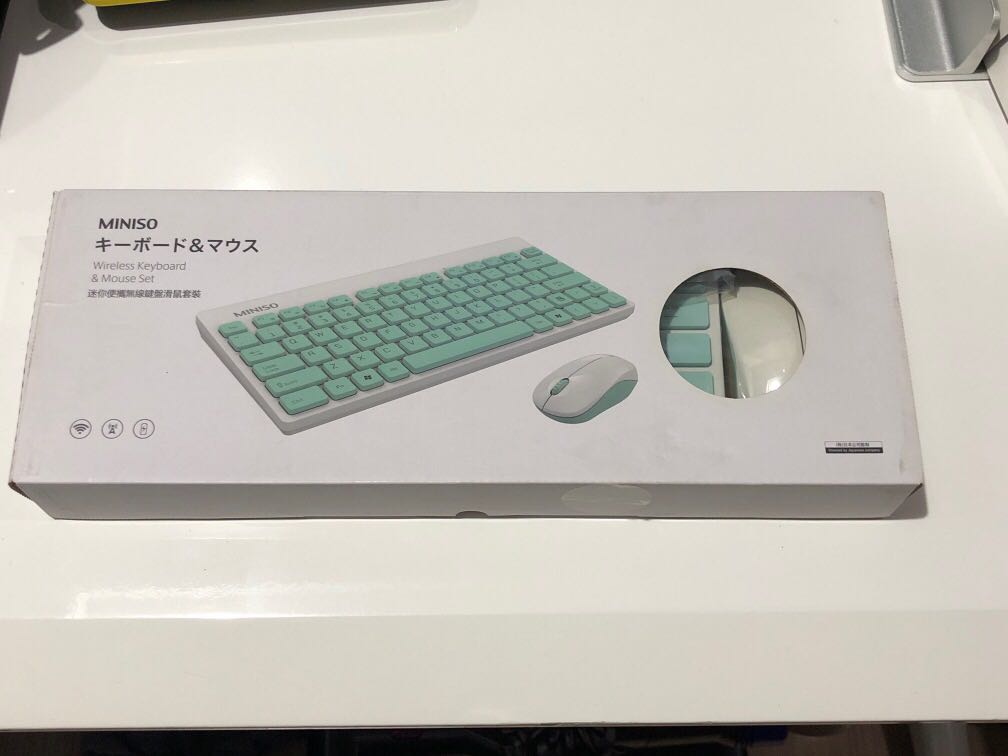 Miniso Brand New Wireless Keyboard and Mouse Set, Computers & Tech