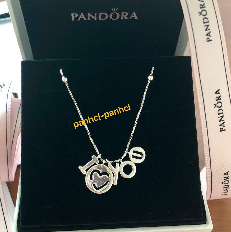 I love you pandora necklace top