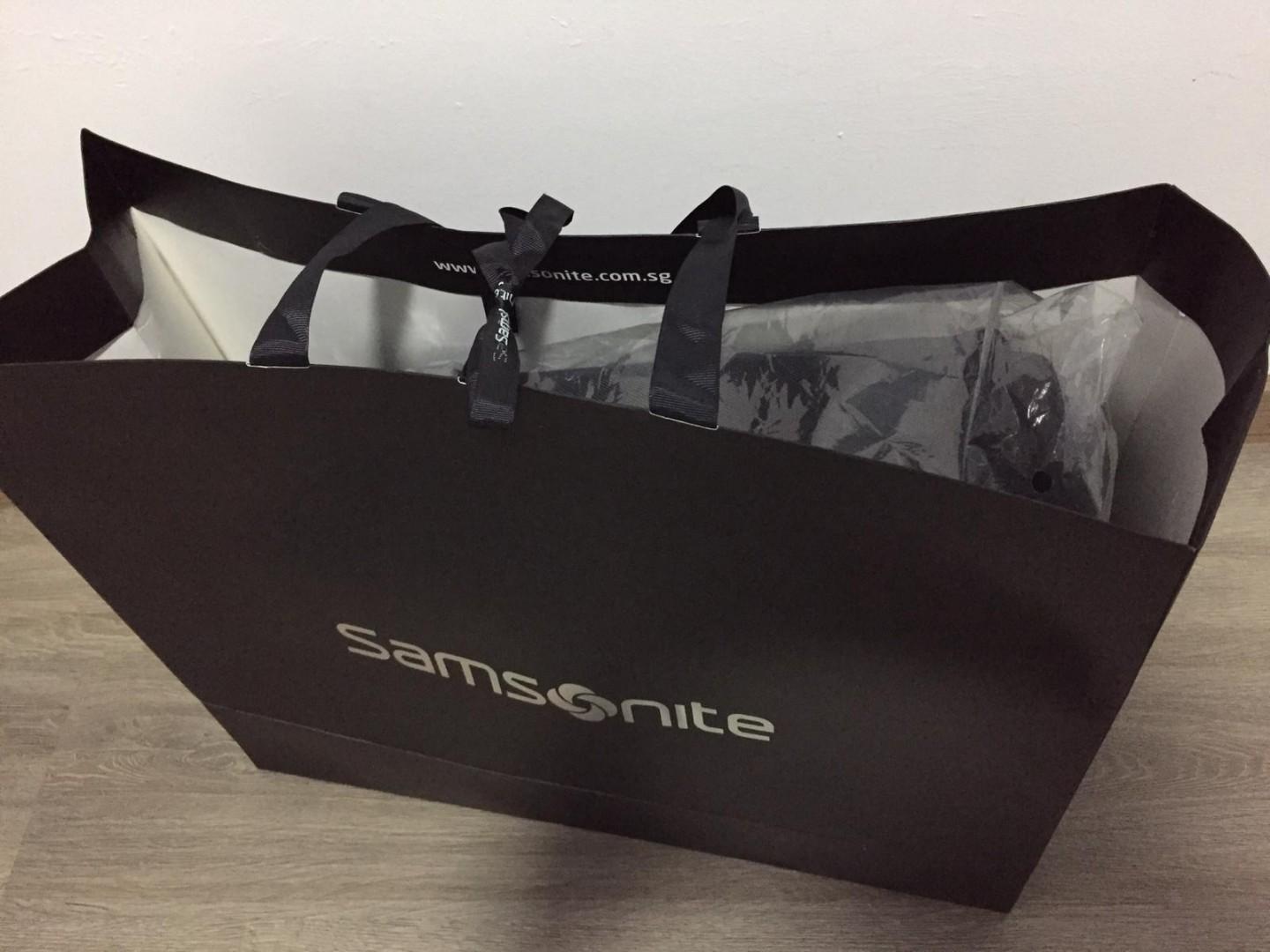 samsonite red brunt backpack