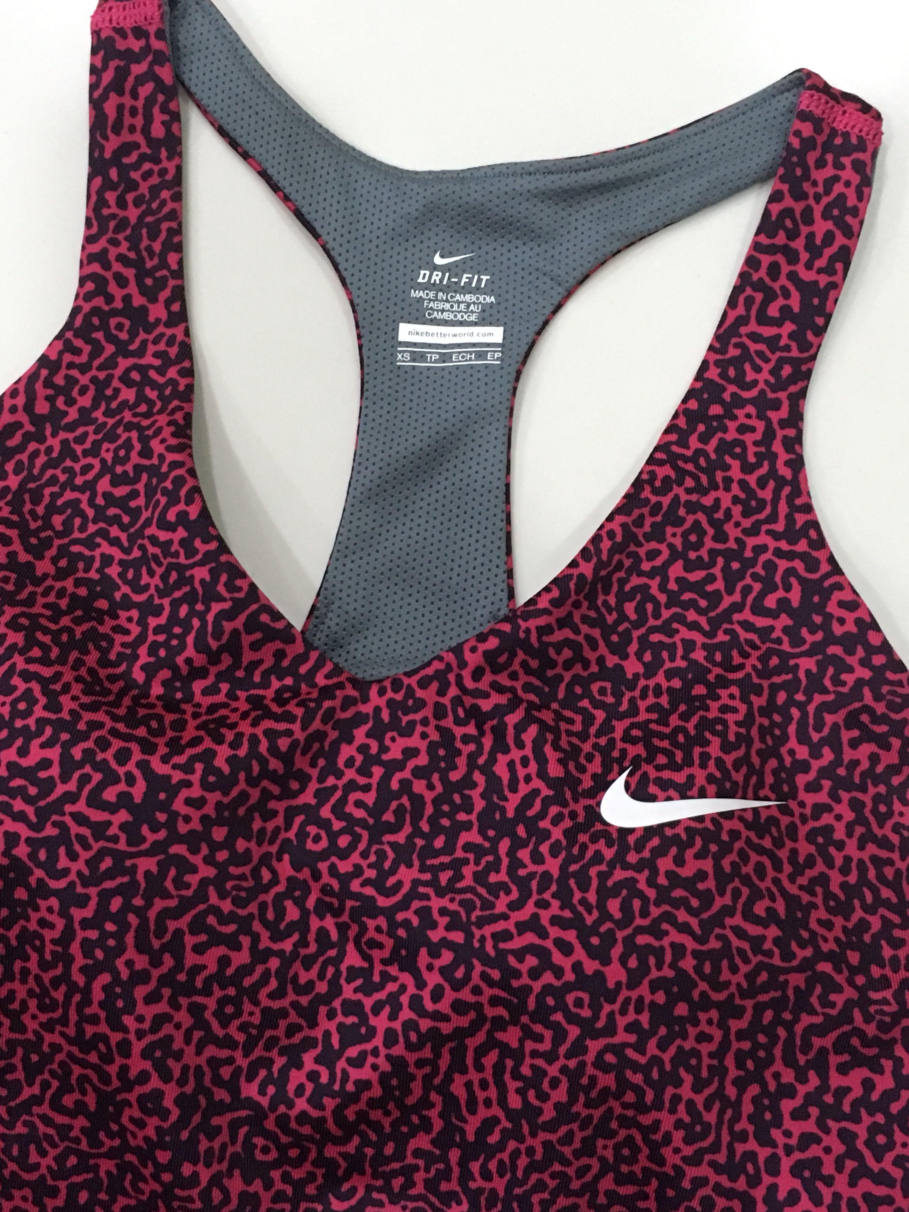 Red and hotsell cheetah nike shirt