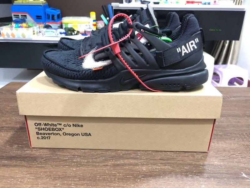 Off white clearance presto black replica