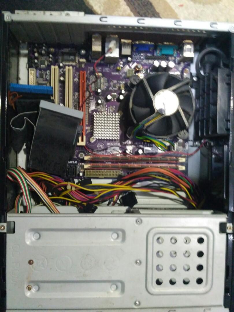 Old pc casing with parts, Computers & Tech, Parts & Accessories ...
