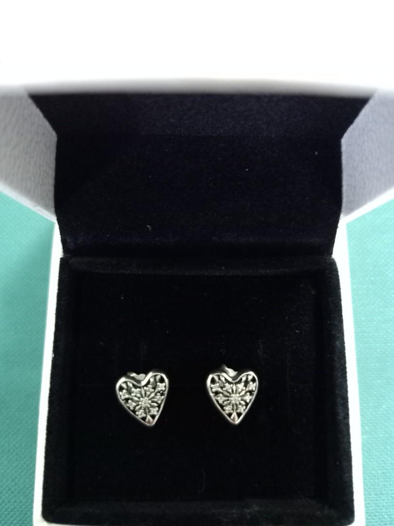Pandora Heart of Winter Earrings, Women 