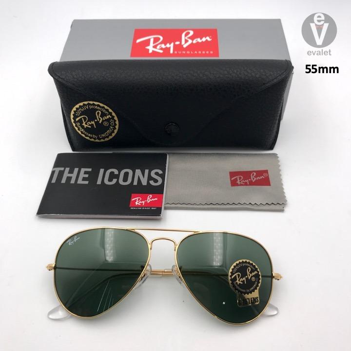 RayBan 3025 W3234 55mm Sunglasses Women s Fashion Watches