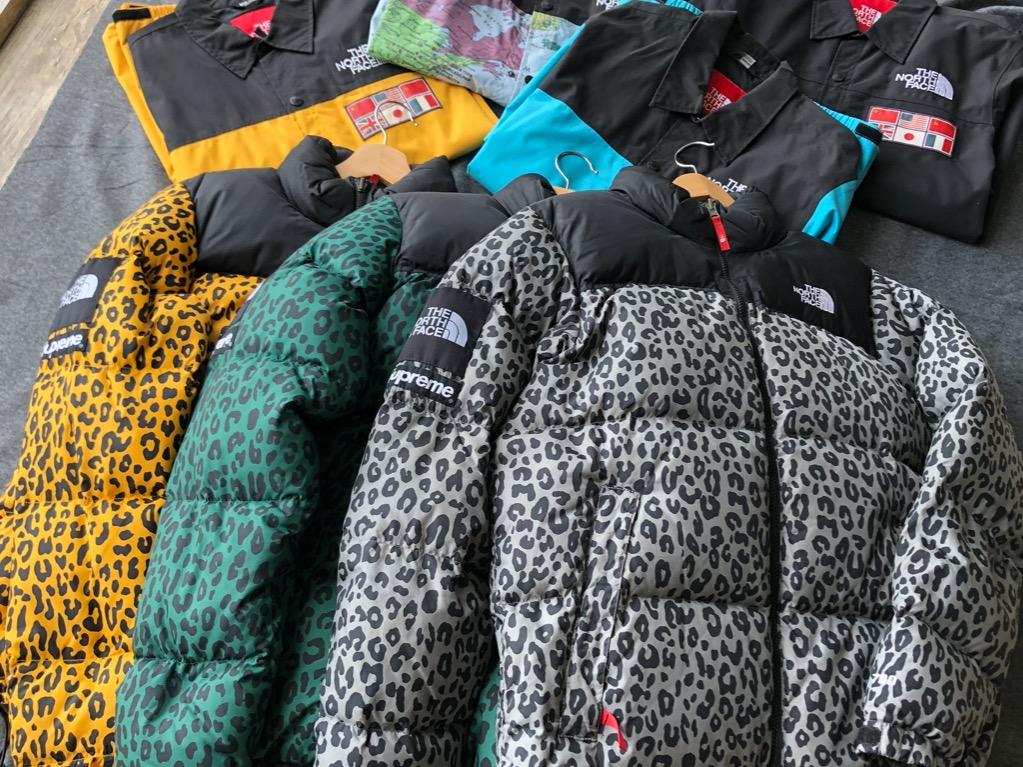 north face nuptse leopard jacket