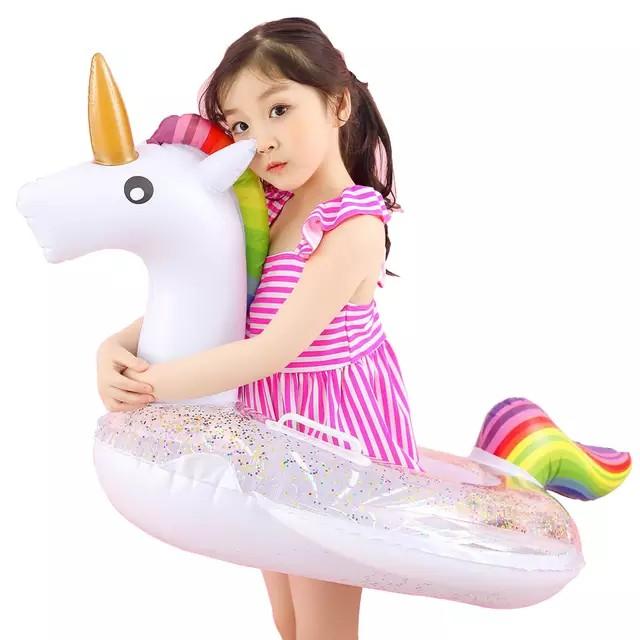 Unicorn float with glitters (Category: Babies & Kids Fashion) located in Singapore. Submitted by yourwishmycommand (Listing ID 267484591, Image 2). Description: 🦄🦄🦄 PREMIUM COLLECTIONS🦄🦄🦄Beautiful high quality swimming float suitable for 6months and above up to 7 years depending on body build. - high quality inflatable pvc float - design comes with seat support and firm hand support grip for younger kids - glitters in float make it special 