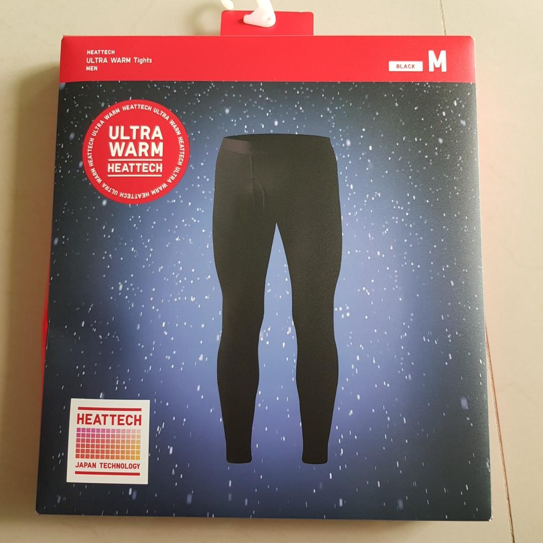 Men Uniqlo heattech tights, Men's Fashion, Bottoms, Trousers on Carousell