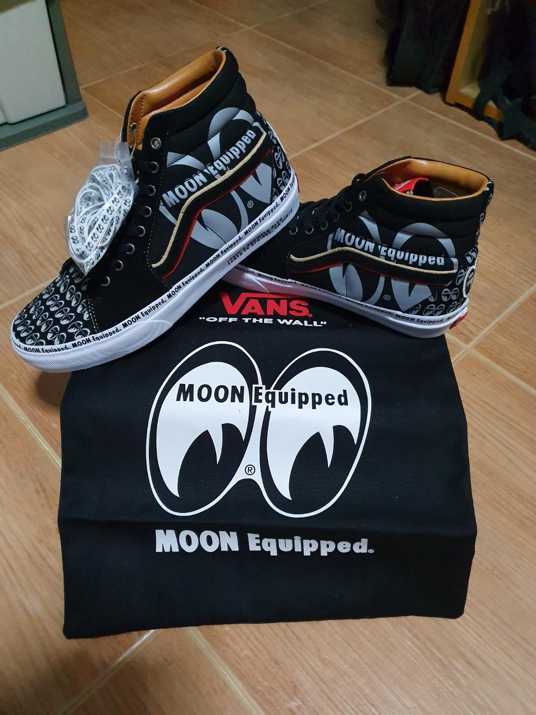 Vans x Mooneyes 2019 Sk8 hi Men s US 10 Japan exclusive Men s Fashion Footwear Sneakers on Carousell